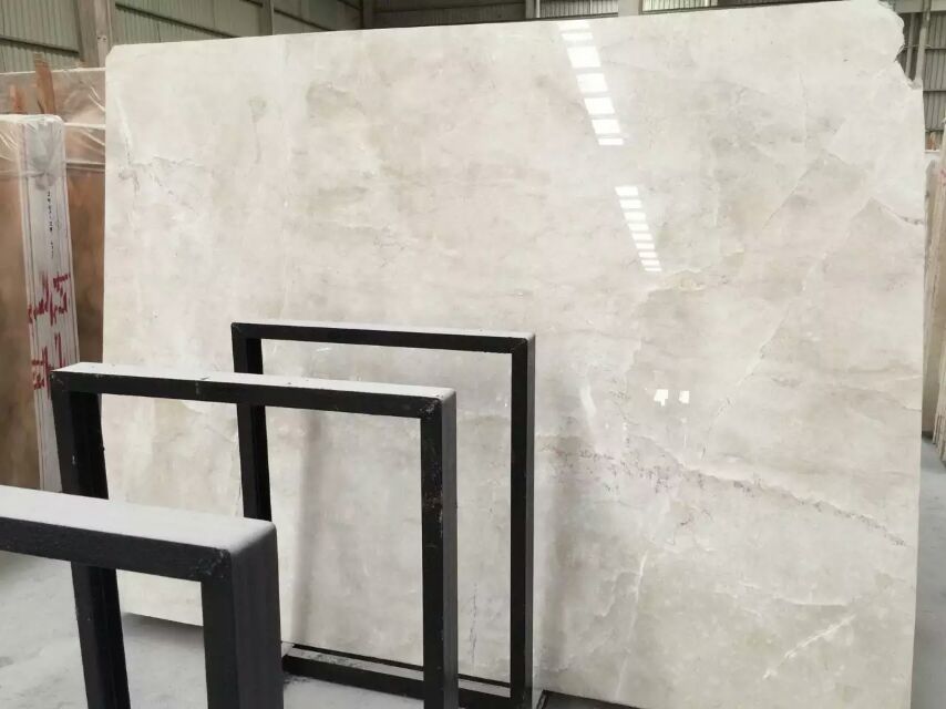 aran white marble slabs